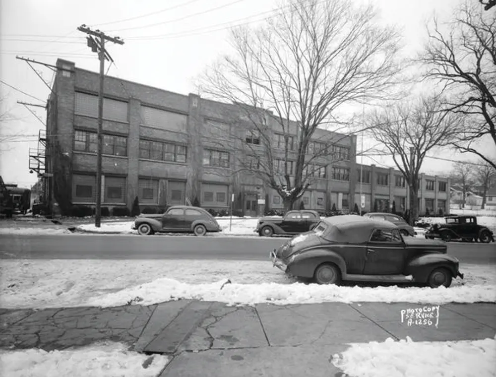 exterior of Ray-O-Vac plant