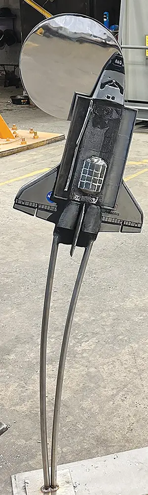 space shuttle sculpture