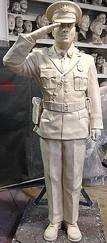 sculpture in progress