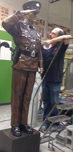 sculpture in progress