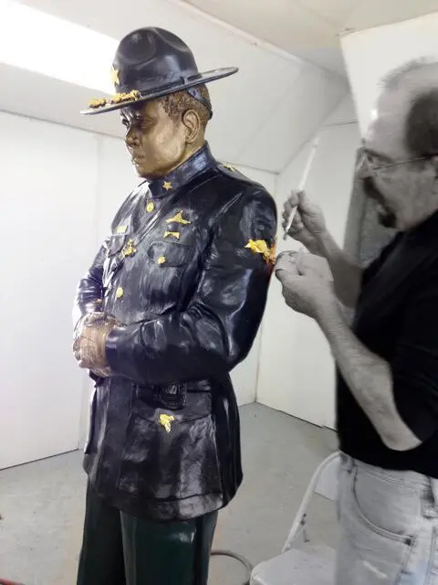 sculpture in progress