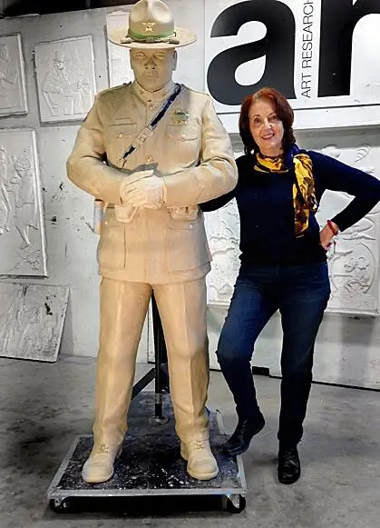 sculpture in progress