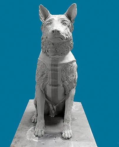 sculpture in progress