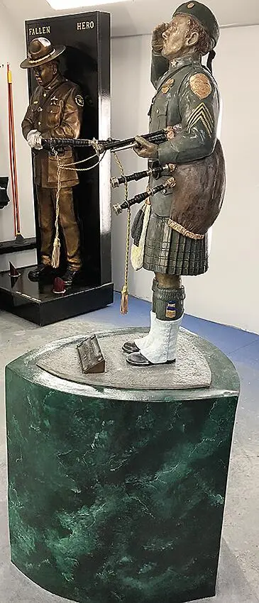 Border Patrol Bagpiper Memorial