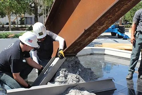 911 Fearless Champions Memorial installation