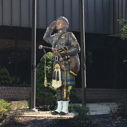 Law Enforcement Memorials Border Patrol Bagpiper Memorial