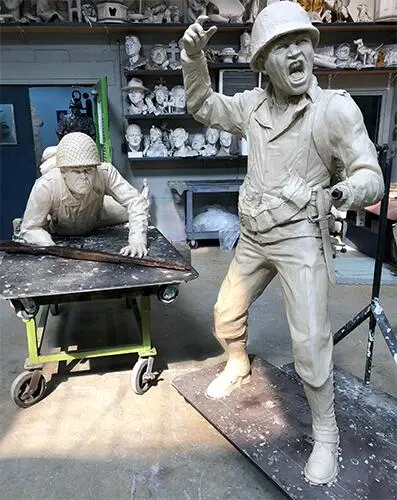 Individual Sculptures from Liberation Pointe