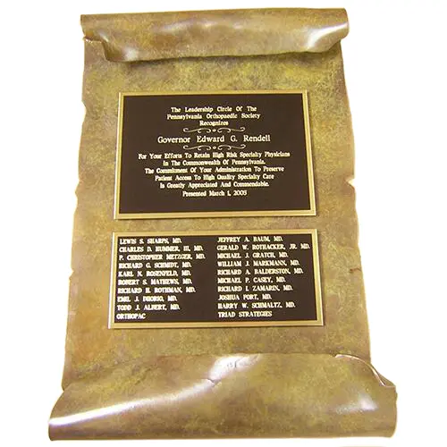 Awards & Plaques Leadership Circle of PA Orthopedic Society