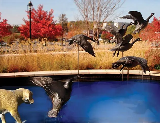Dog & Geese Fountain